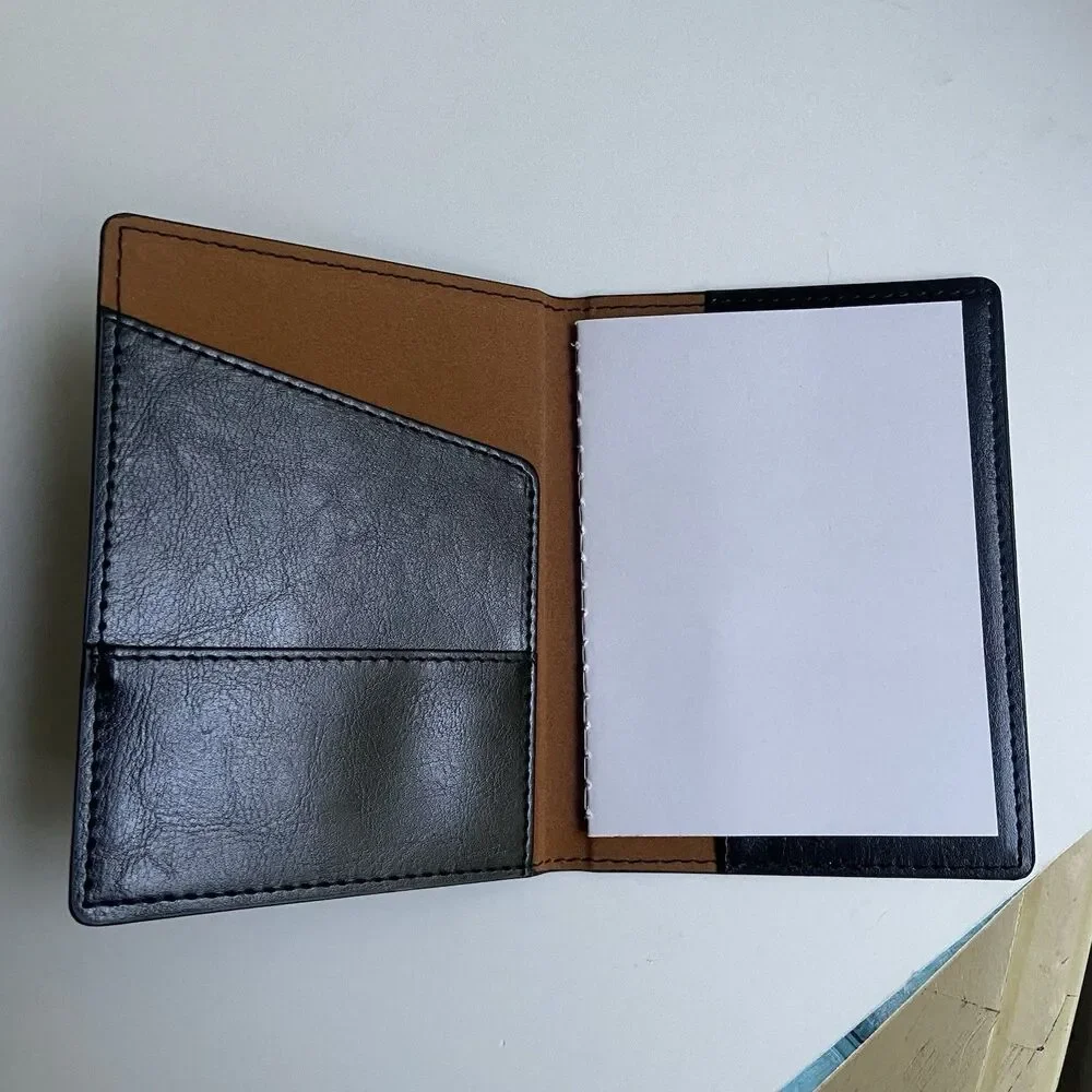 Starbucks Passport Holder Wallet Black RFID-Blocking Protection Tech Embossed